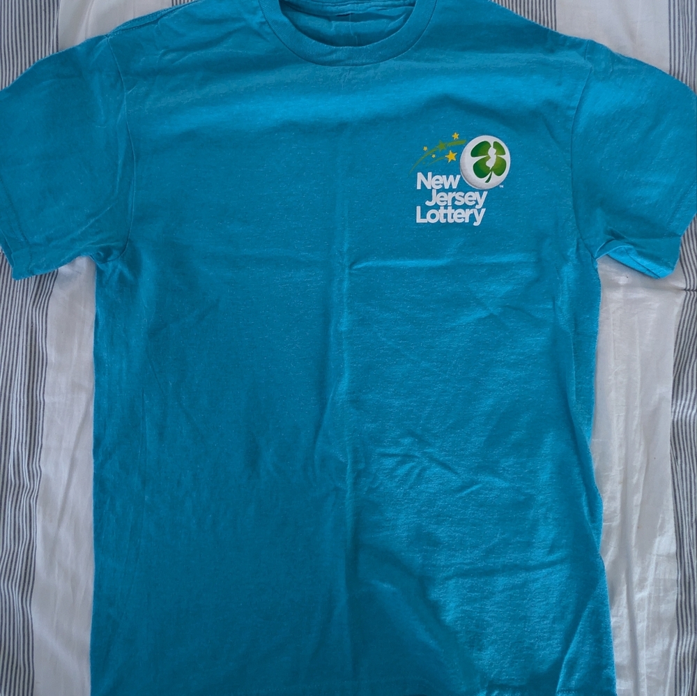 New Jersey Lottery Blue‎ T-Shirt